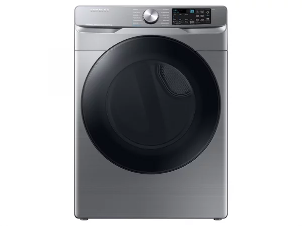 Samsung Smart Gas Dryer with Steam Sanitize in Platinum