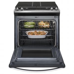Kenmore Slide-In Gas Range with Turbo Boil - Stainless Steel Stove Oven